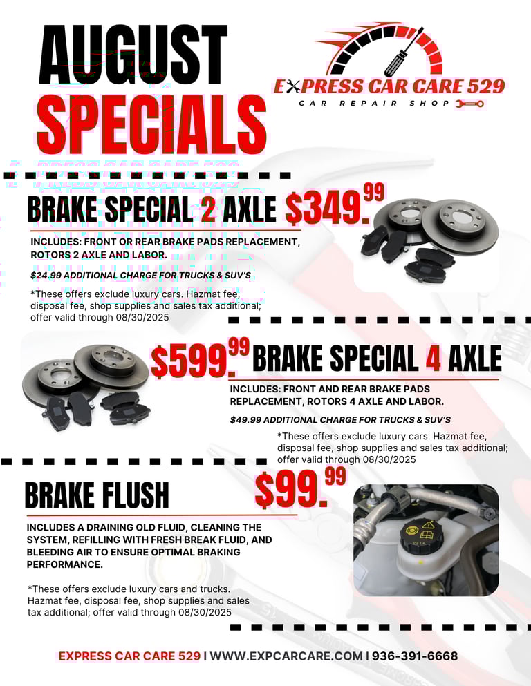 a flyer for a bike shop with a special offer