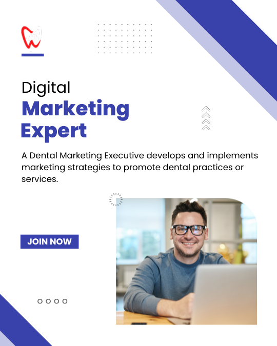 Digital marketing executive poster for reliance dental laboratory