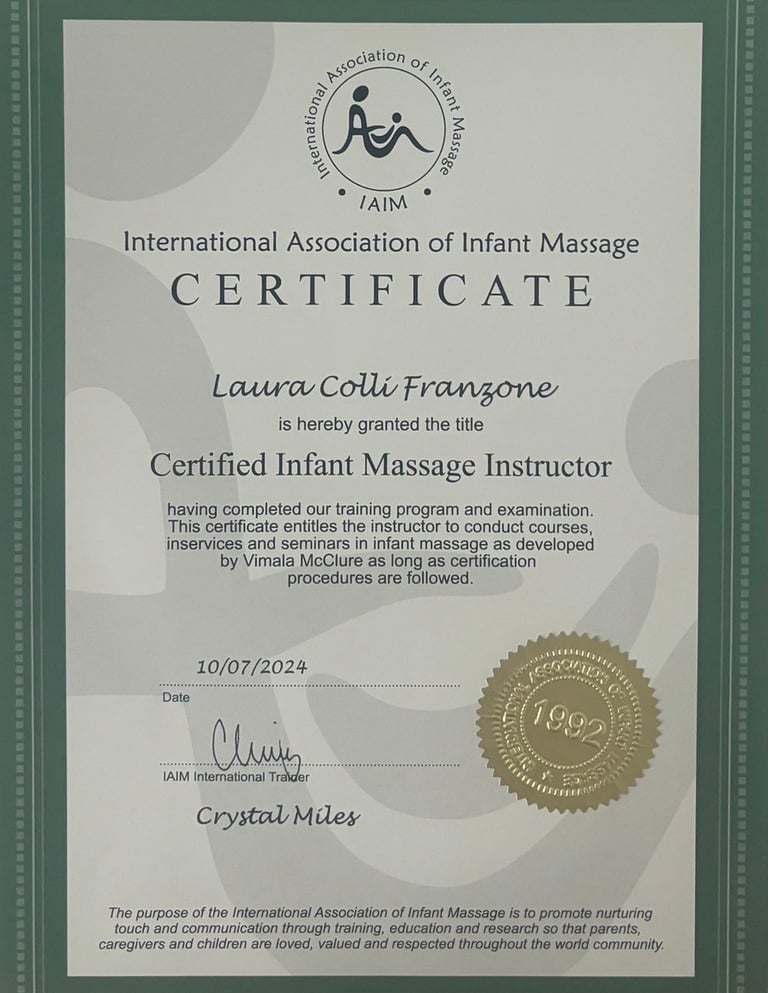 Official Laura's IAIM certificate