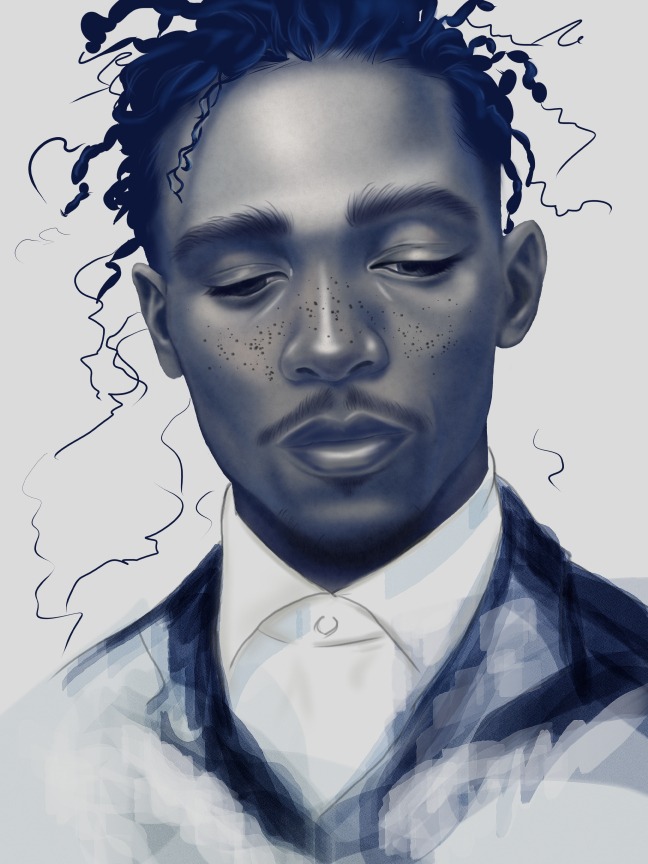 a man with black hair, freckles, and a white shirt