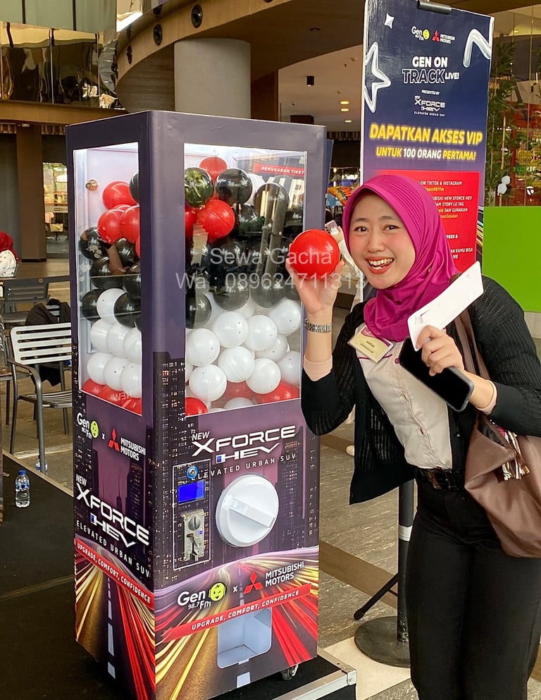 Sewa Mesin Gacha Acara Event Harian Jakarta