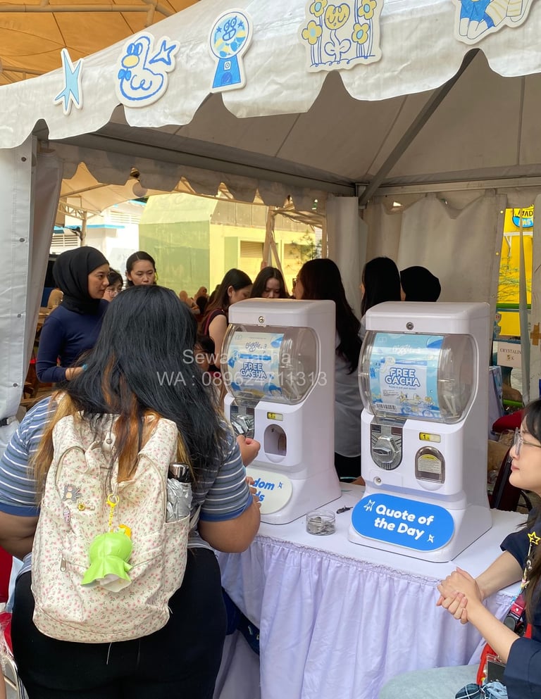 sewa gacha event jakarta indonesia