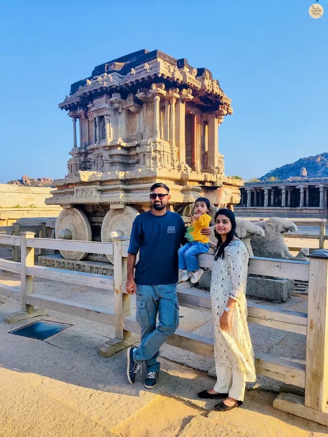 iconic Stone Chariot at Hampi, symbol of timeless heritage.