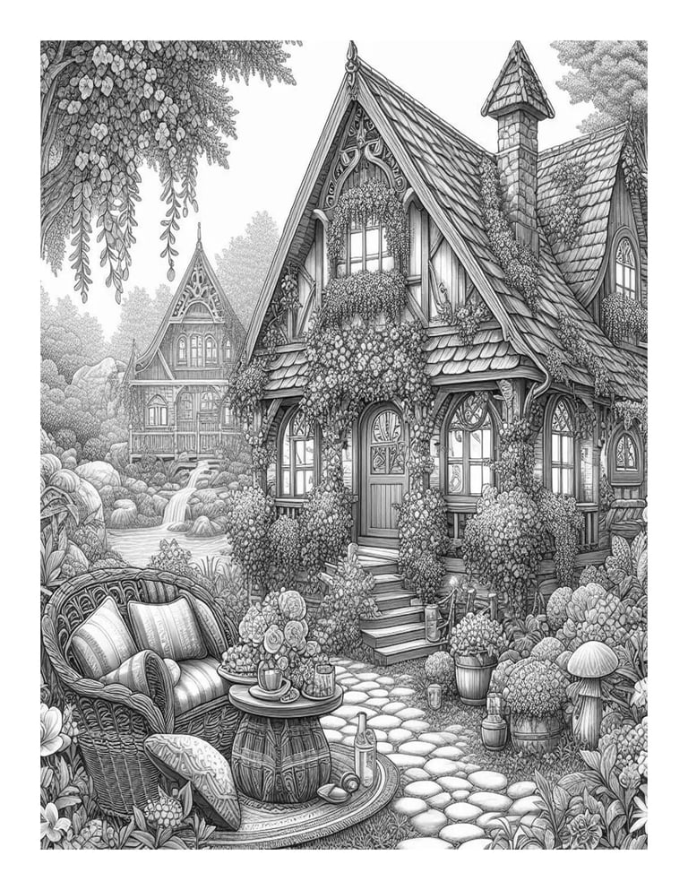 stress-relief coloring pages