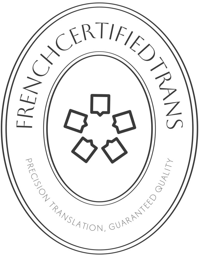 certified French translations