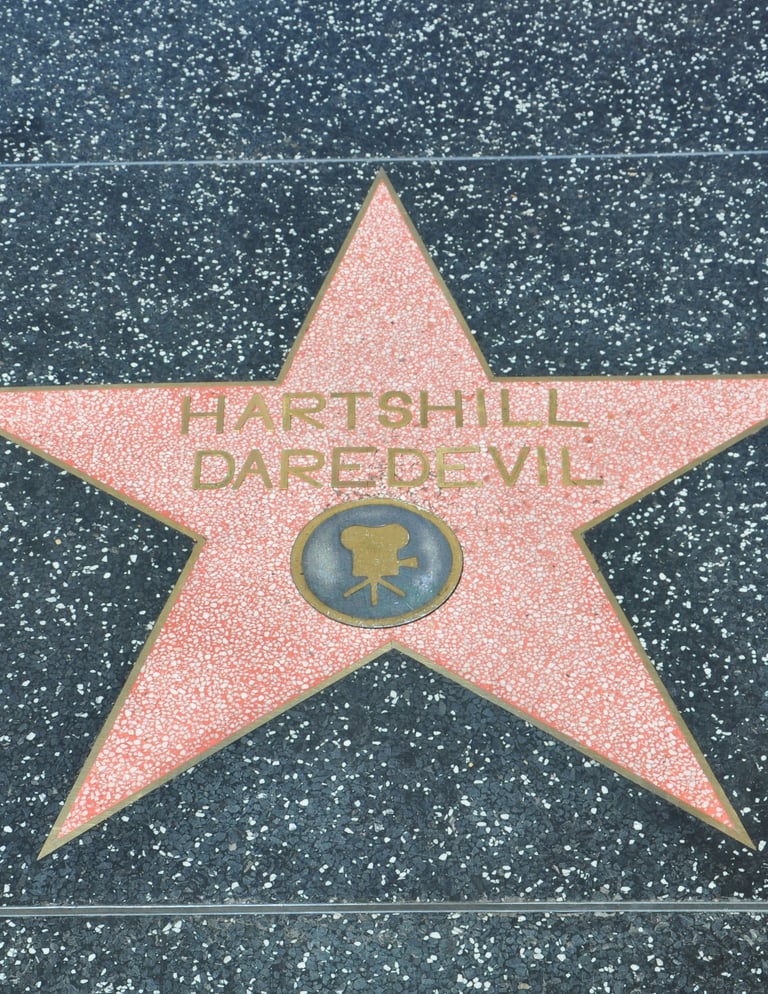 my very own star on the walk of fame, Hollywood