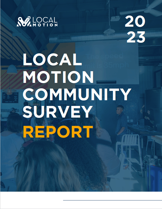 Cover of our 2023 Community Survey Report