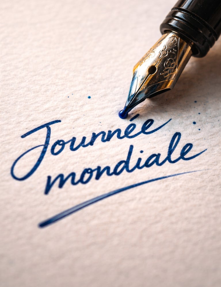 Journée mondiale de l’écriture manuscrite