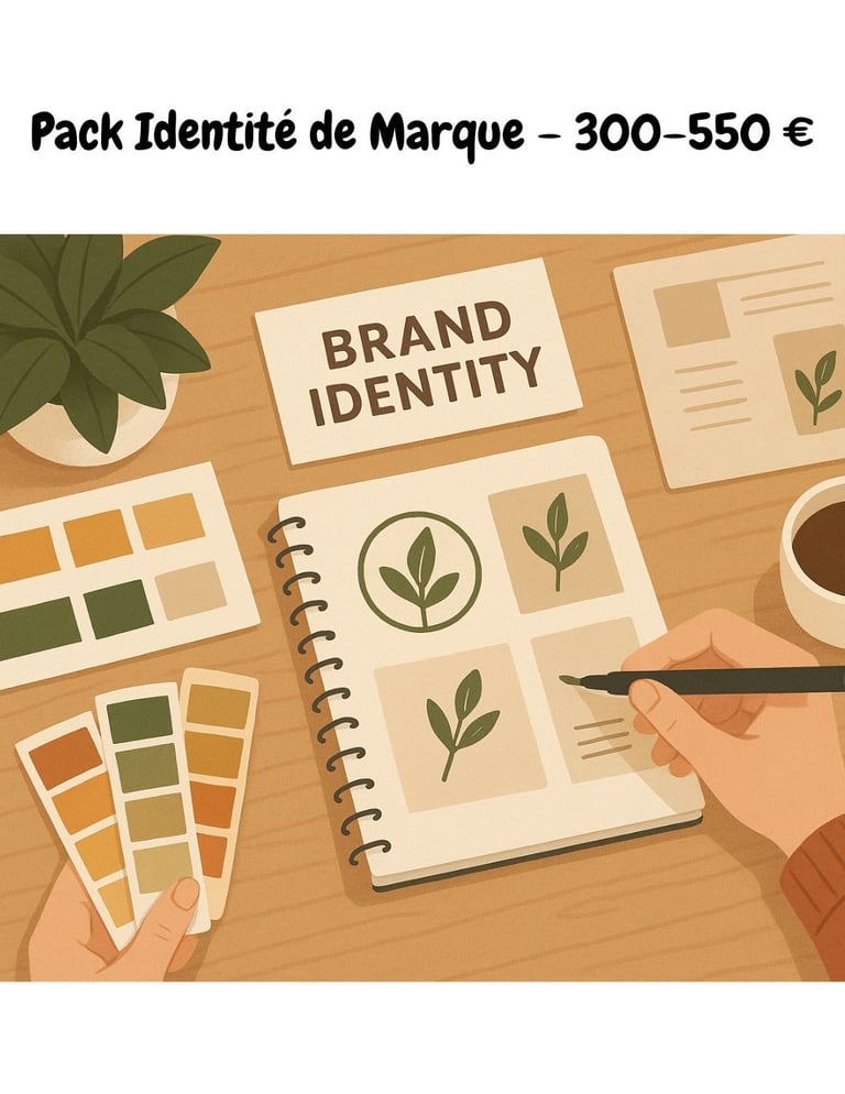 illustration du pack Identité de Marque