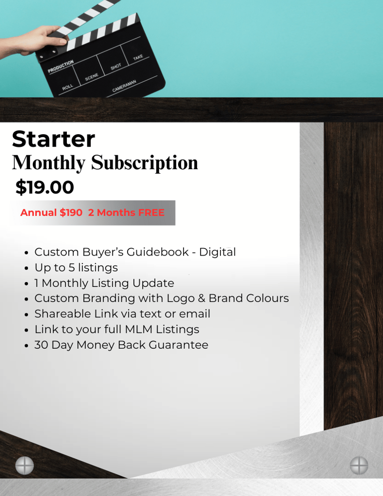 Starter Subscription for Buyers Guidebook