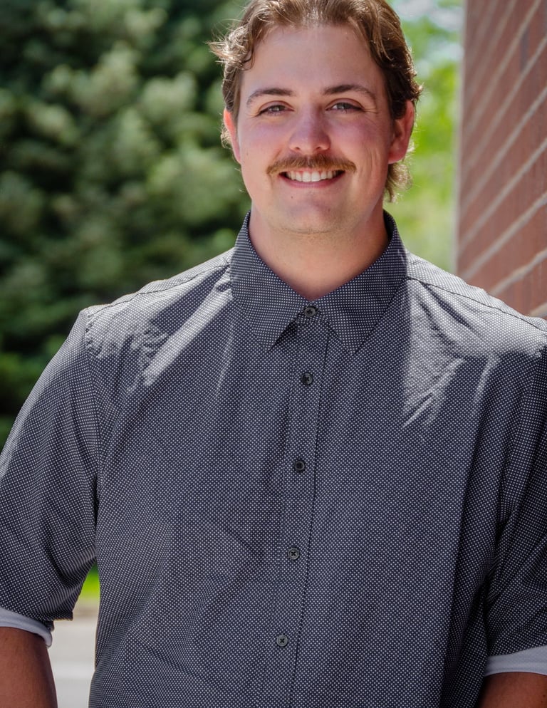 Portrait of Cameron Pruett, Edge Optics Fort Collins 