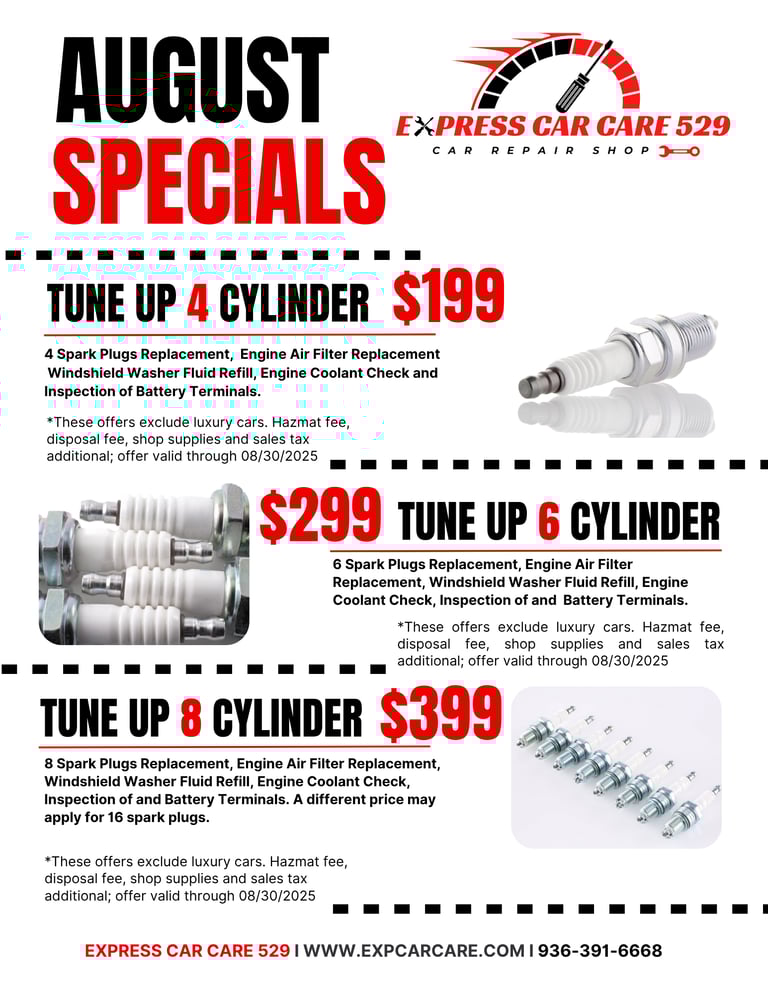 a flyer for a special offer for a special offer
