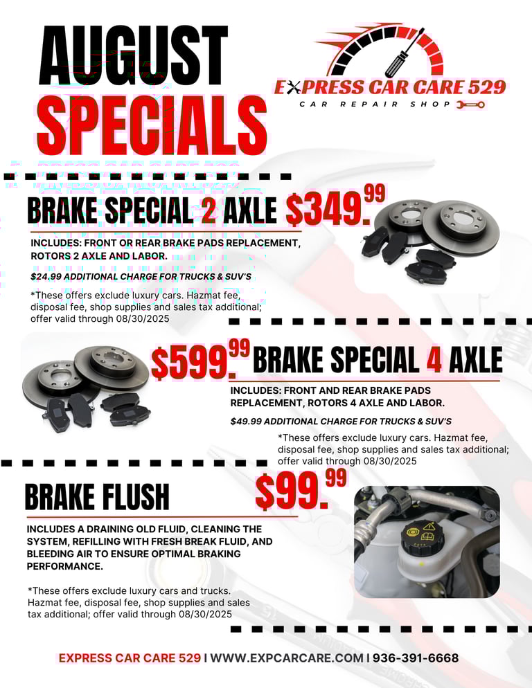 a flyer for a bike shop with a special offer