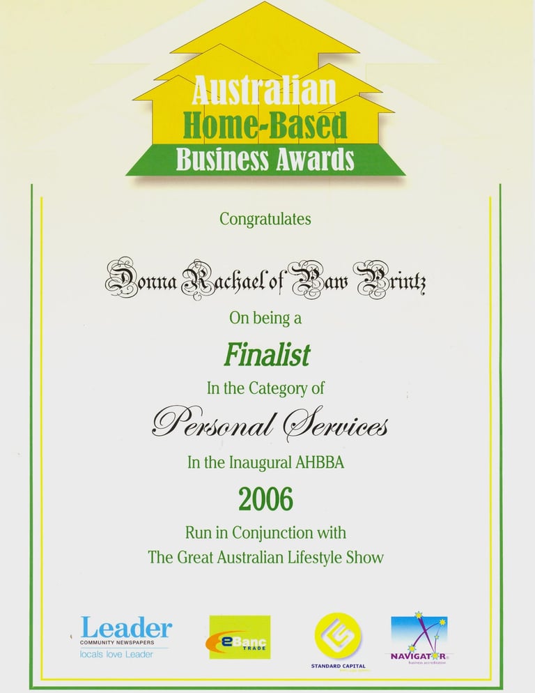 finalist home-based business awards