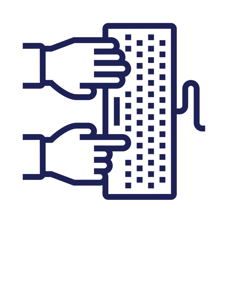 a keyboard and a hand holding a keyboard