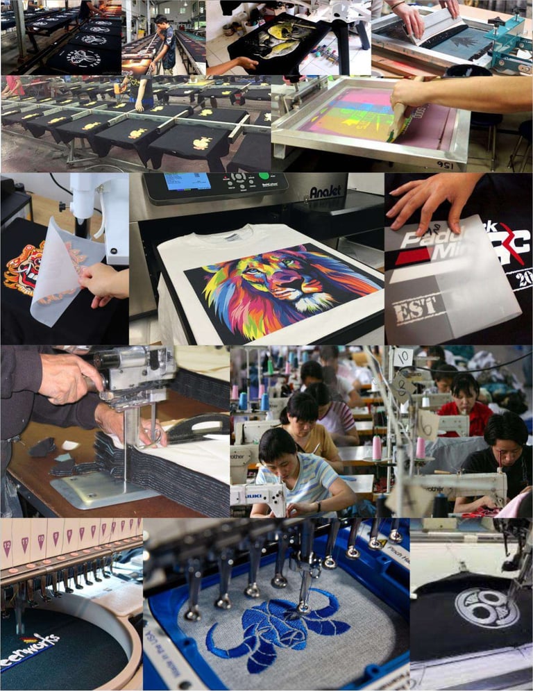 garment and textile by pernique point