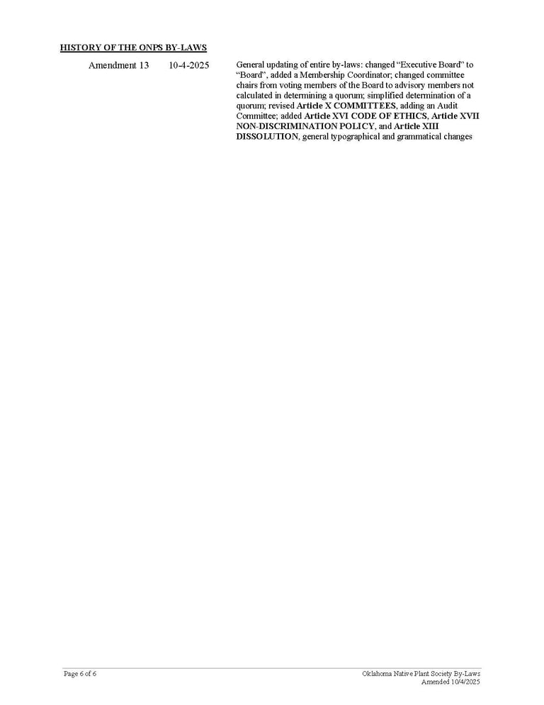 2025 By-Laws, page 6 of 6