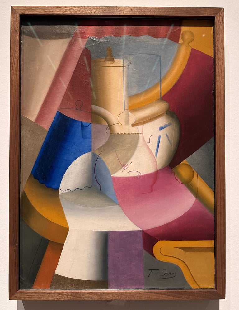 Still Life with Coffee Pot, 1917-1918 oil on cardboard ©16mag