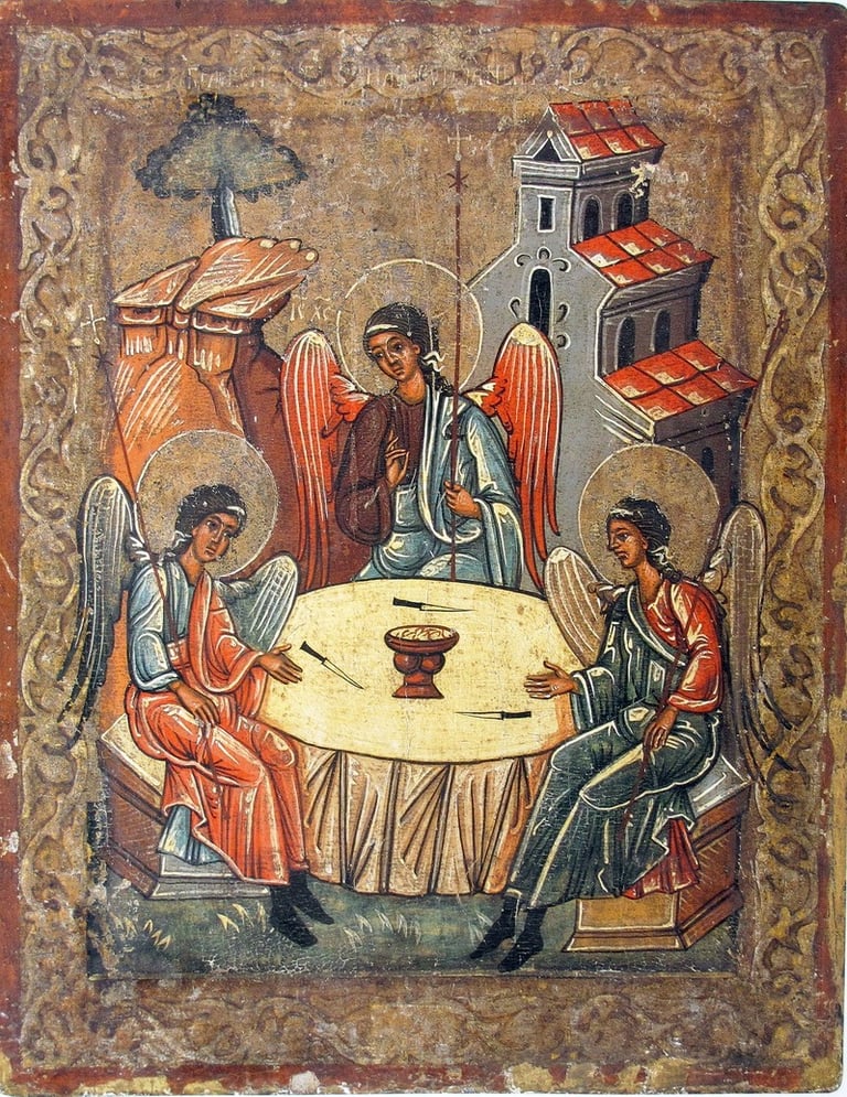 Ікона Трійця Старозавітня