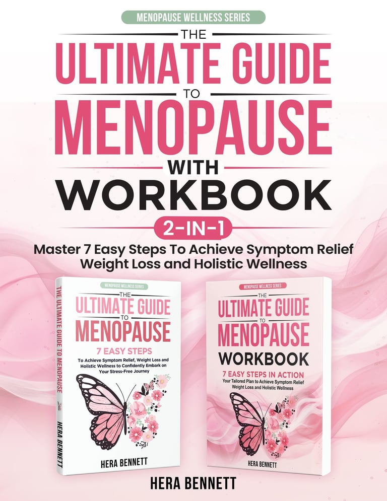 The Ultimate Guide to Menopause with Workbook 2-IN-1, bundle book, menopause symptom, weight loss