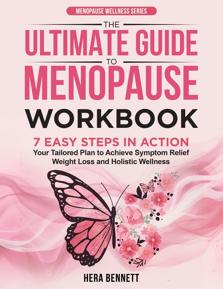 The Ultimate Guide to Menopause Workbook, Official workbook, symptom relief, menopause weight loss