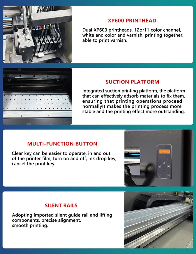 A3 UV DTF Printer Details