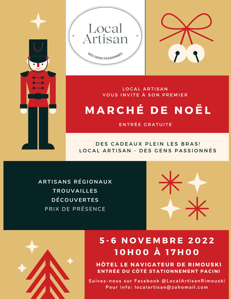 Affiche du Marché de Noël en 2022