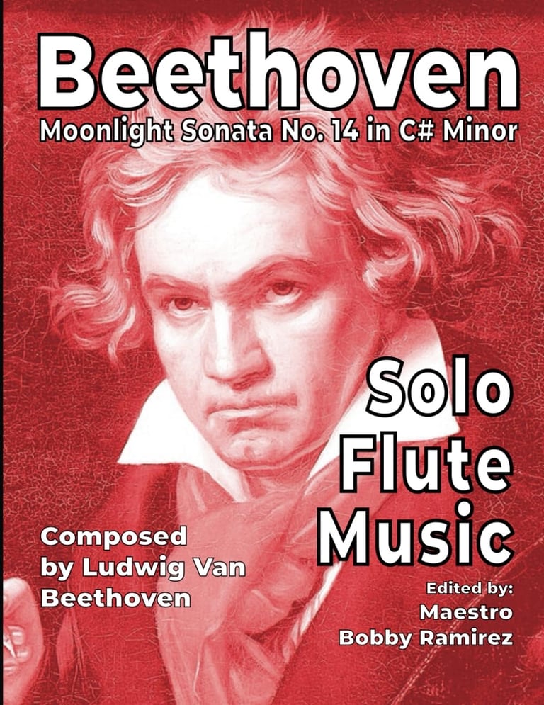 Beethoven Moonlight Sonata No. 14 Solo Flute Music