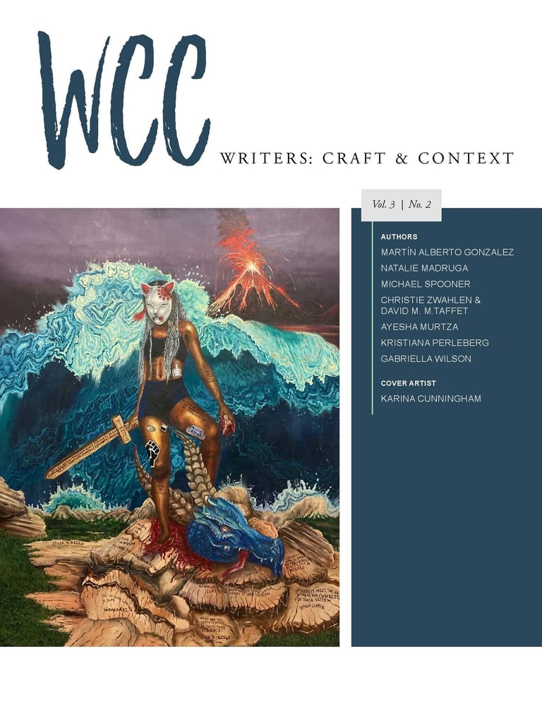 a cover of the journal writers craft and context