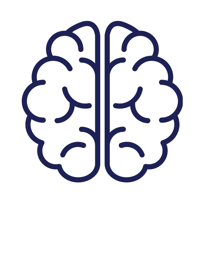 an icon of a cross-section of a brain