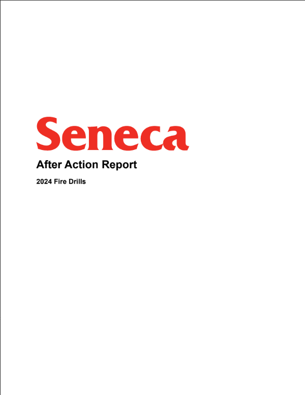 Cover image of Seneca College report.