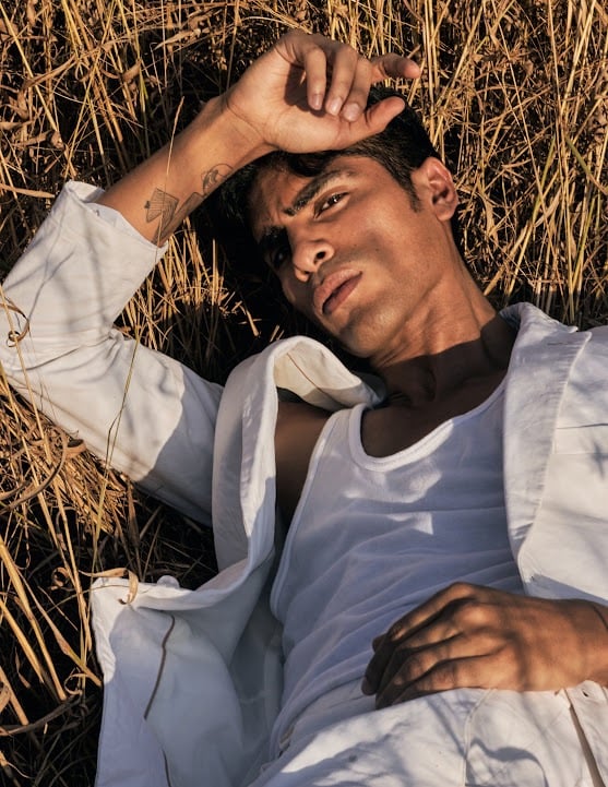 Dany Peña male model comp card portrait in Dubai