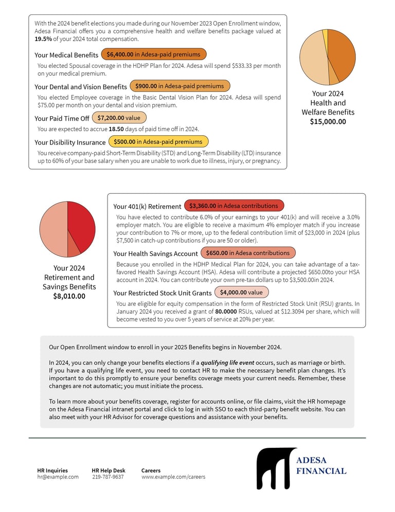 total compensation statement - page 2