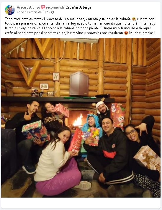 cabañas con referencias
