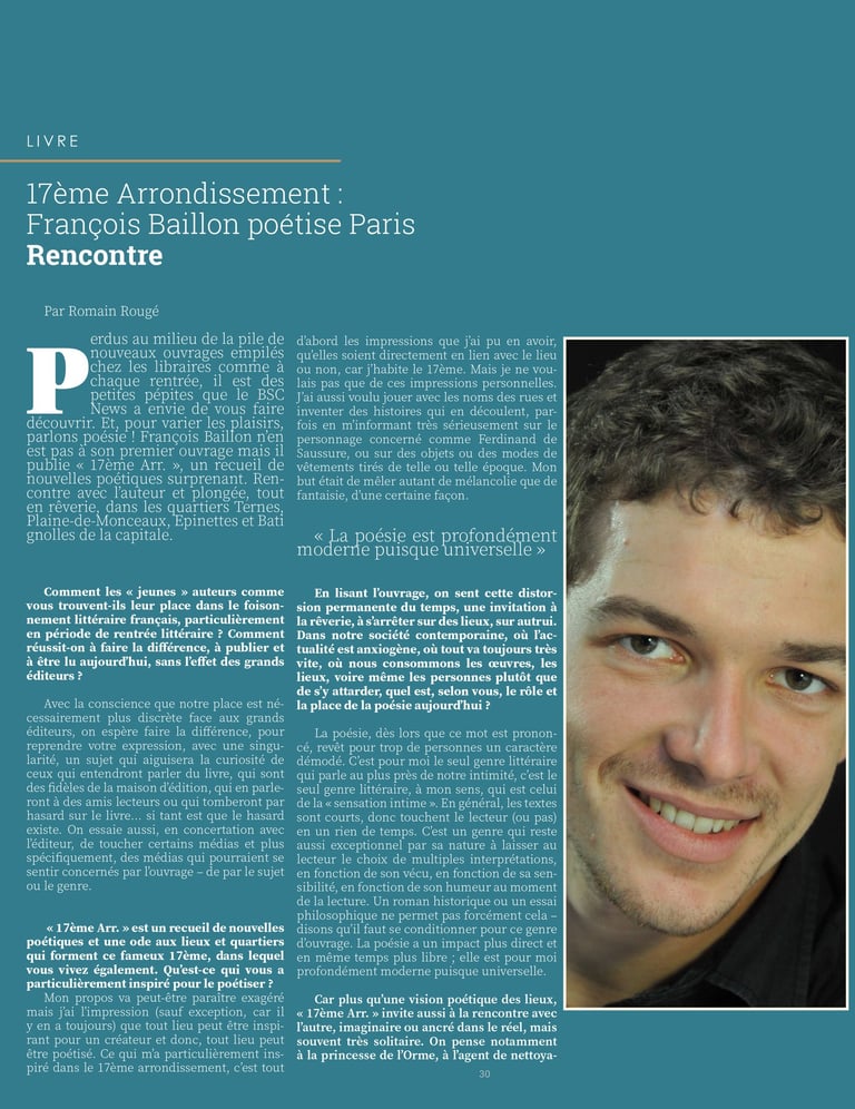 Interview François Baillon BSC News page 1