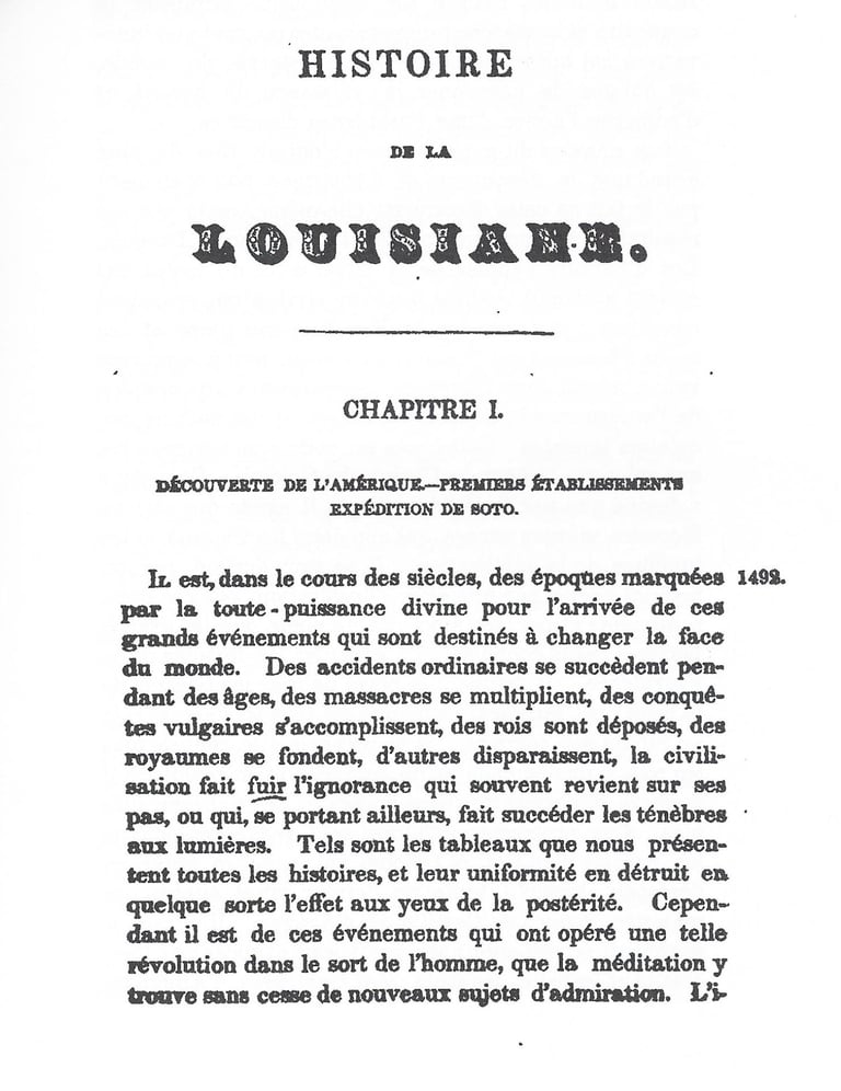 Histoire de Nouvelle-Orléans, par Charles Gayarré