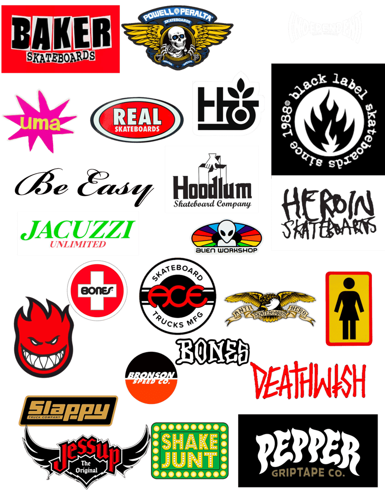 skateboard equipment brands sold in connecticut