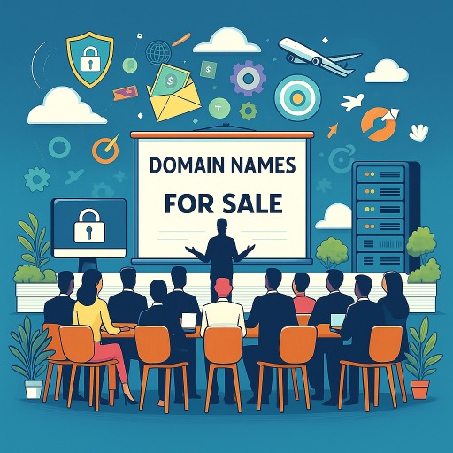 a business presentation of domain domains for sale