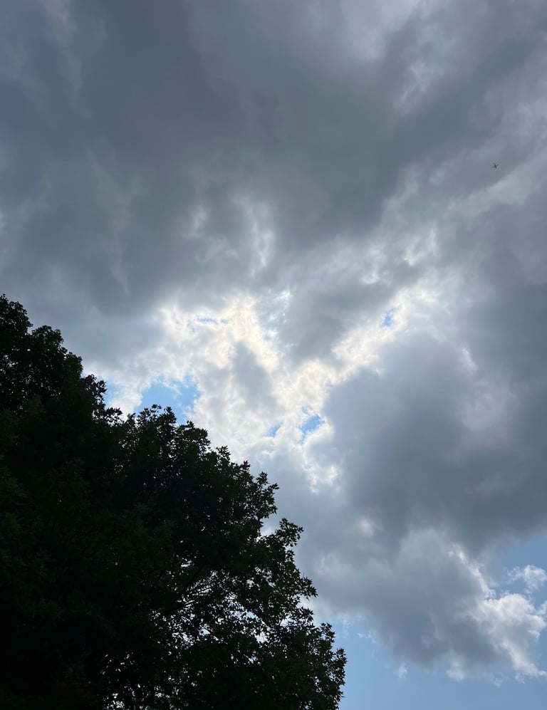 Kiss the sky outside of Union Church of Pocatino