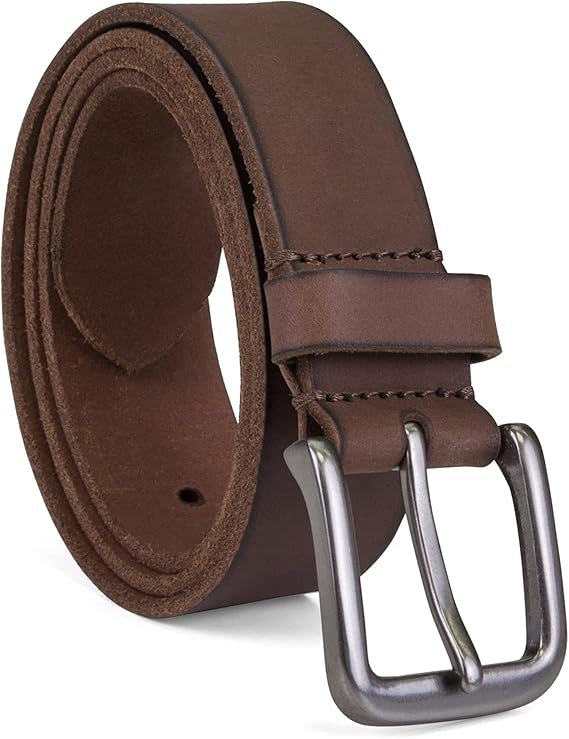 Brown Timberland Classic Jean Leather Belt