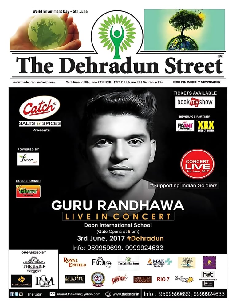 a man in a black shirt and a green globe