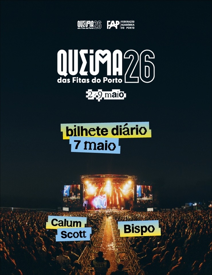 Bispo em show ao vivo na Queima das Fitas do Porto