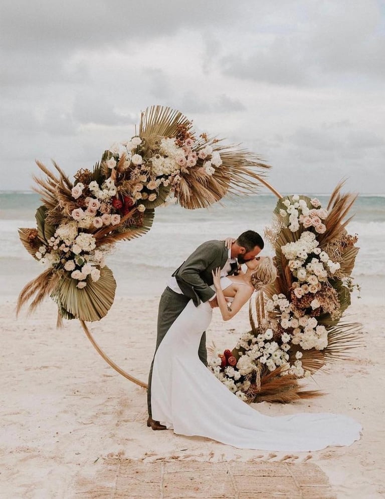 Wedding arches for ceremonies in Miami