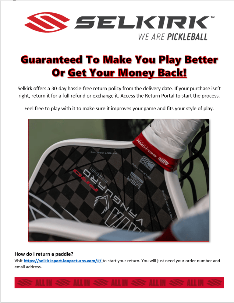 Guaranteed Sign Template