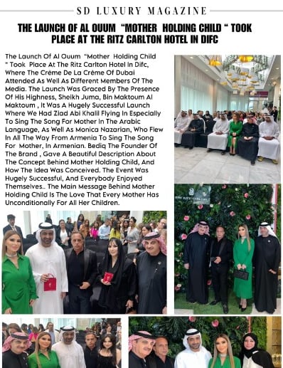 The cover of a magazine featuring a photo of the designer and his jewelry