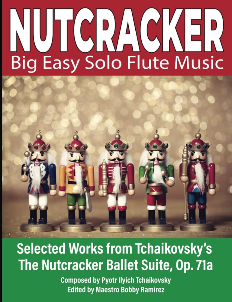 Nutcracker Big Easy Solo Flute Music Book