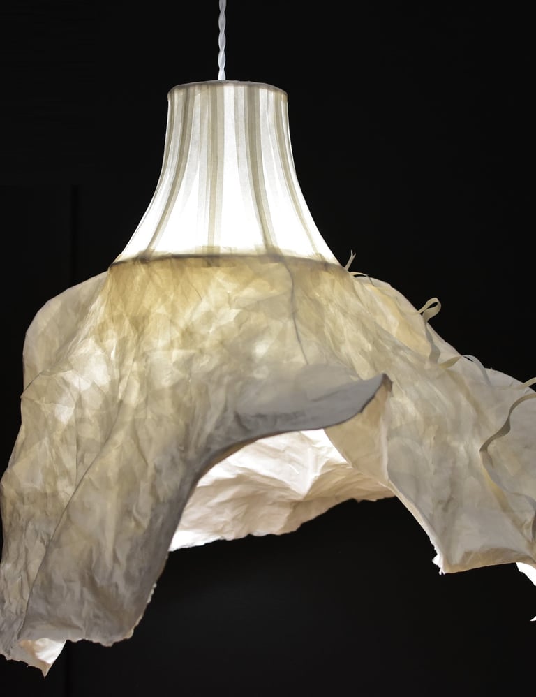 tenue de soirée sculpture lumineuse