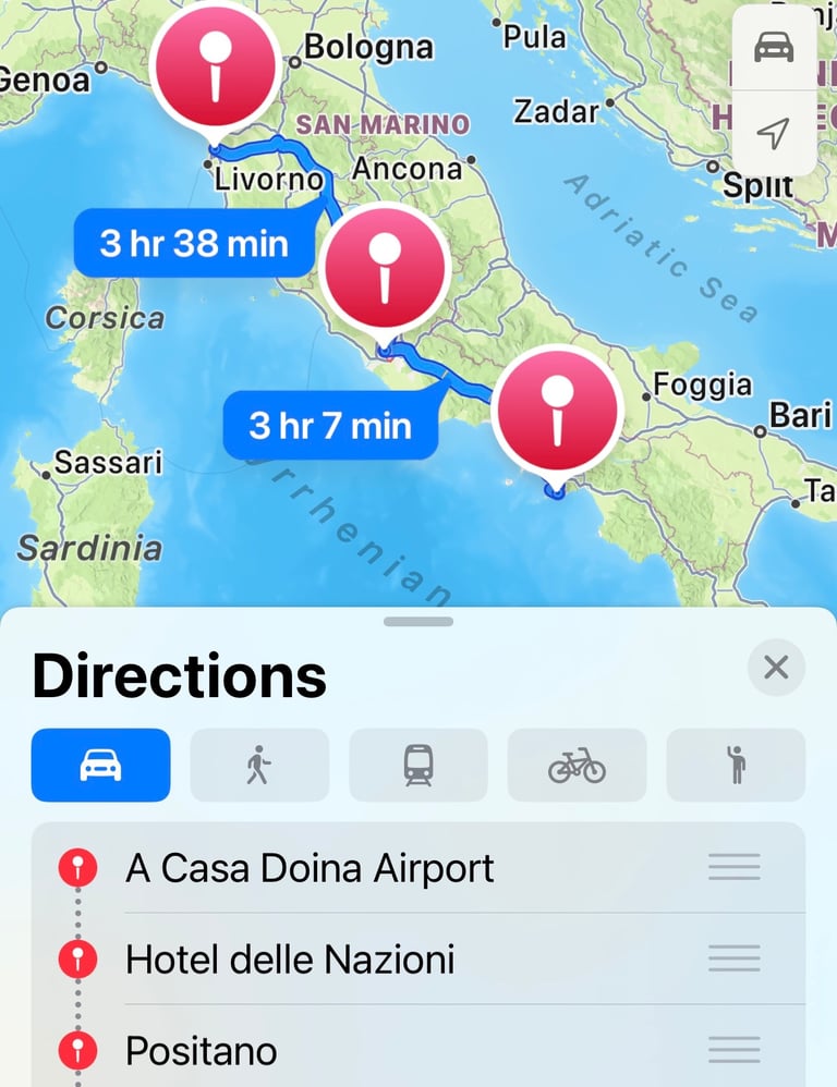 iPhone maps POIs