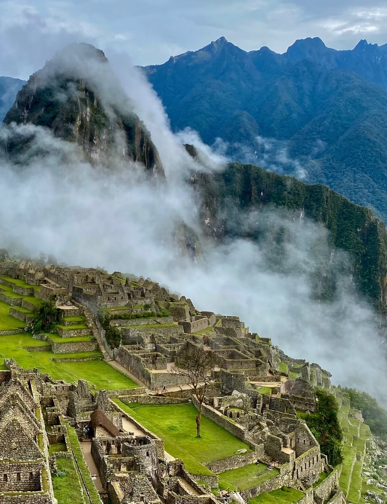 Ancient Inca site of Machu Picchu