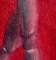 Still life - Red, Oil on Canvas Paper, 8 x 10, 2025